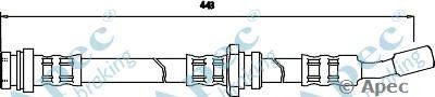 APEC BRAKING hos3119 -  Тормозной шланг